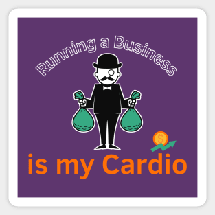 Cardio For Millionaires Sticker